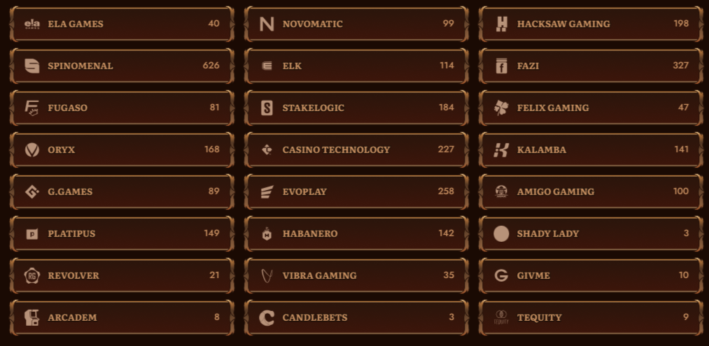 Topaanbieders van onze wildrobin online casinospellen