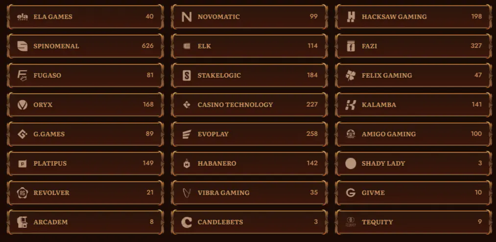 Topaanbieders van onze wildrobin online casinospellen