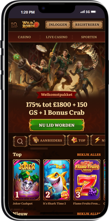 Wildrobin op Mobiel App Nederland