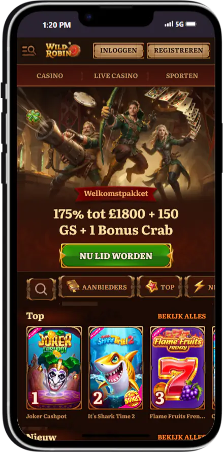 Wildrobin op Mobiel App Nederland